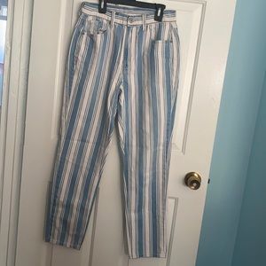 Striped mom jeans from American Eagle